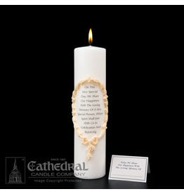 Cathedral Candle Memorial Candle, 3x12