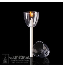 Cathedral Candle Plastic Cup Drip Protectors (100)