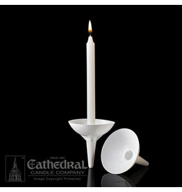 Cathedral Candle Plastic Handle Drip Protectors (100)