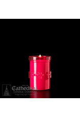 Cathedral Candle 3-Day Devotiona-Lite Ruby Plastic Candle (Each)