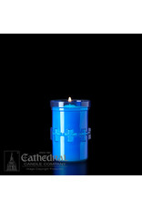 Cathedral Candle 3-Day Devotiona-Lite Blue Plastic Candles (48)