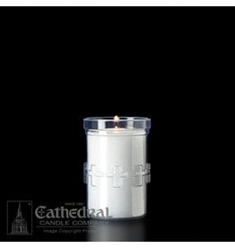 Cathedral Candle 3-Day Devotiona-Lite Clear Plastic Candle (Each)