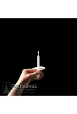 Cathedral Candle Congregational Candles 5.25" w/Paper Drip Protectors (100) 24's
