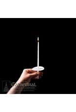 Cathedral Candle CCongregational Candles 9" Taper w/Paper Drip Protectors (100)