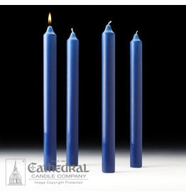 Cathedral Candle Advent Candles 1.5x16 (4 Sarum Blue)