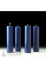 Advent Candles 3x12 (4 Sarum Blue)