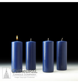 Cathedral Candle Advent Candles 3x8 (4 Sarum Blue)