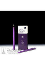 Cathedral Candle Advent Taper Candle - 12" (Purple) (each)