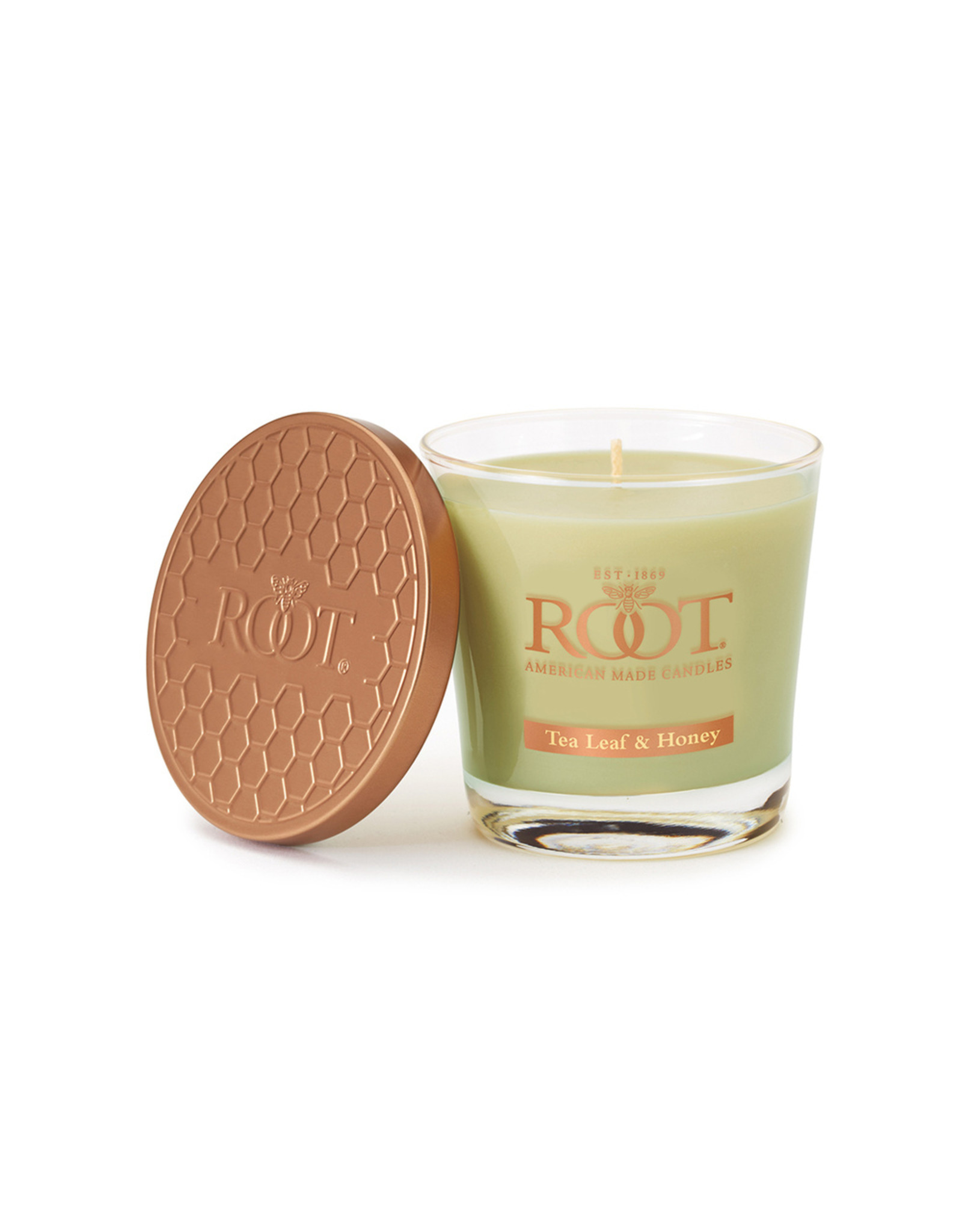 Root Root Candle - Tea Leaf & Honey