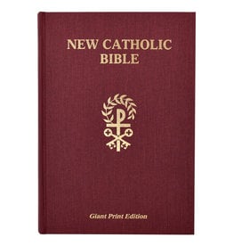 Catholic Book Publishing NCB (New Catholic Bible), Giant Print - Burgundy Hardcover
