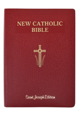Catholic Book Publishing NCB (New Catholic Bible), Giant Print - Red Imitation Leather