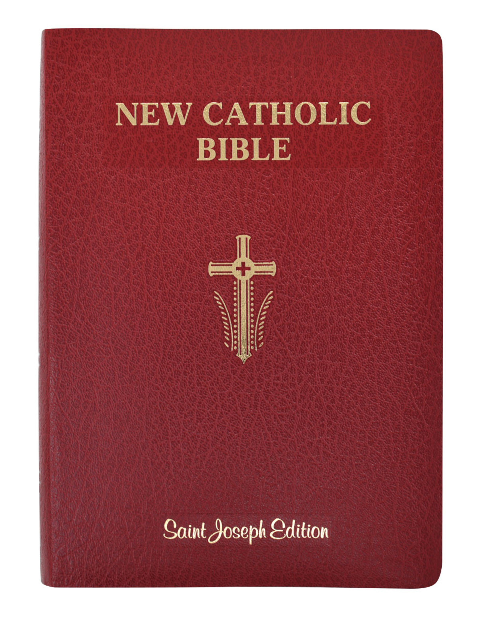 Catholic Book Publishing NCB (New Catholic Bible), Giant Print - Red Imitation Leather
