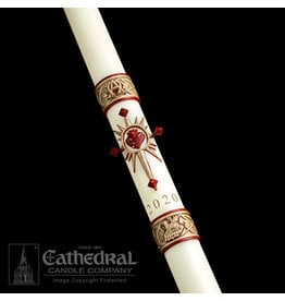 Cathedral Candle Sacred Heart Paschal Candle