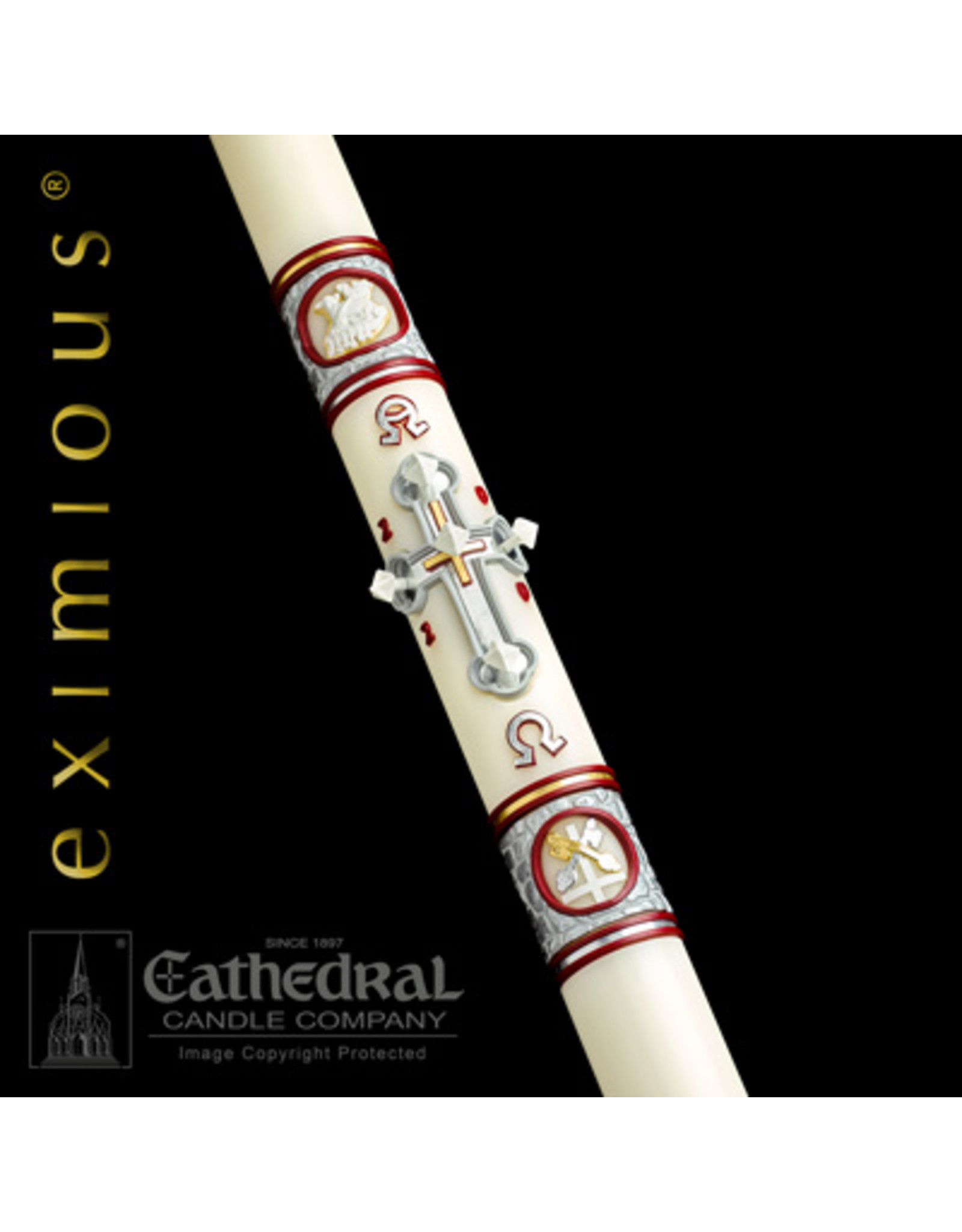 Eximious Upon This Rock Paschal Candle