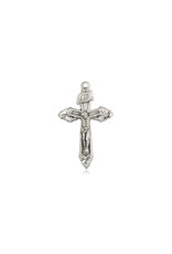 Bliss Crucifix Medal, Sterling Silver 6262SS