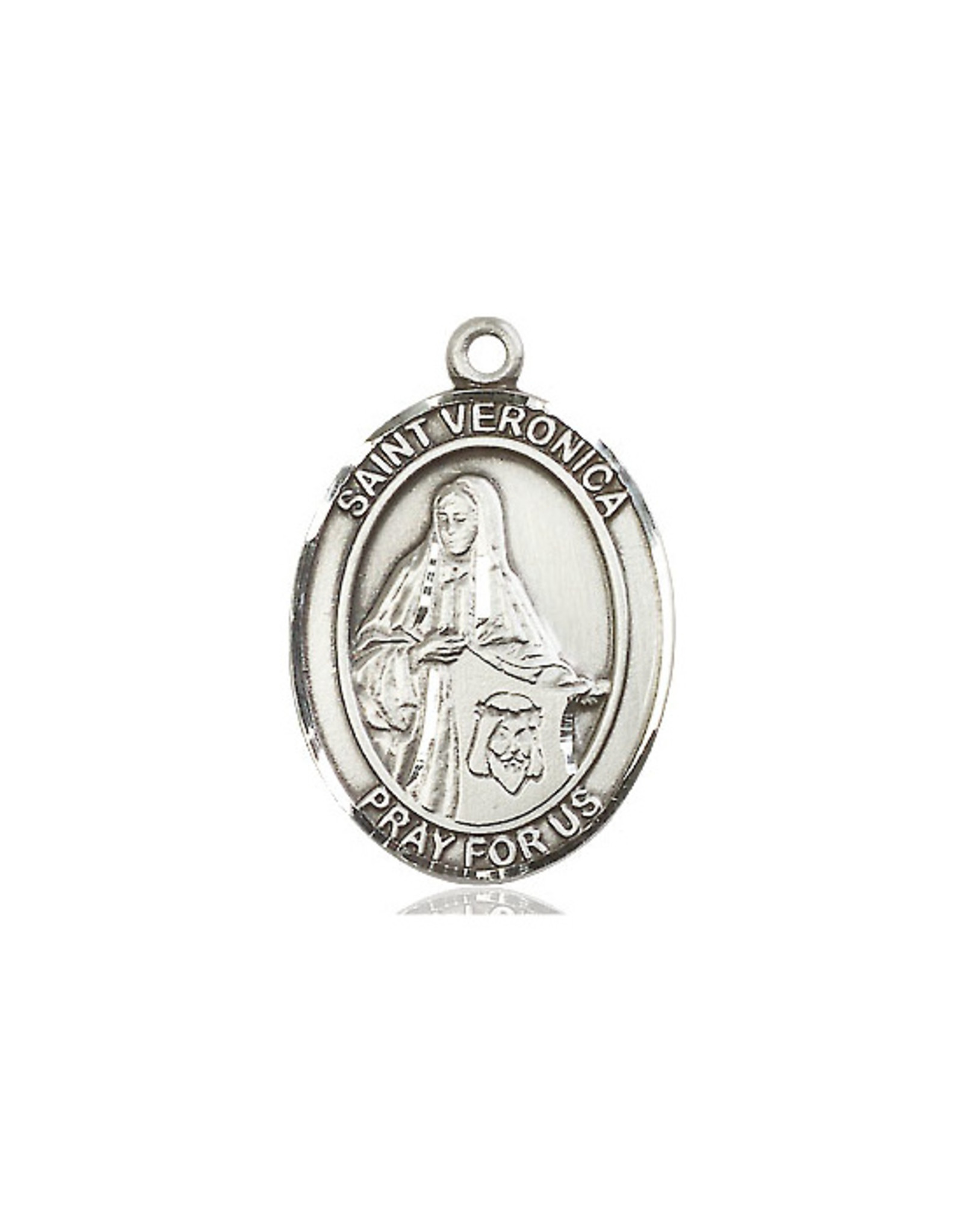 Bliss St. Veronica Medal, Sterling Silver