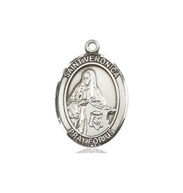 Bliss St. Veronica Medal, Sterling Silver 8110SS