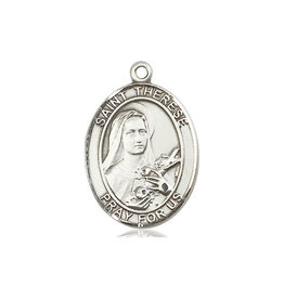 Bliss Medal St. Therese of Lisieux Sterling Silver