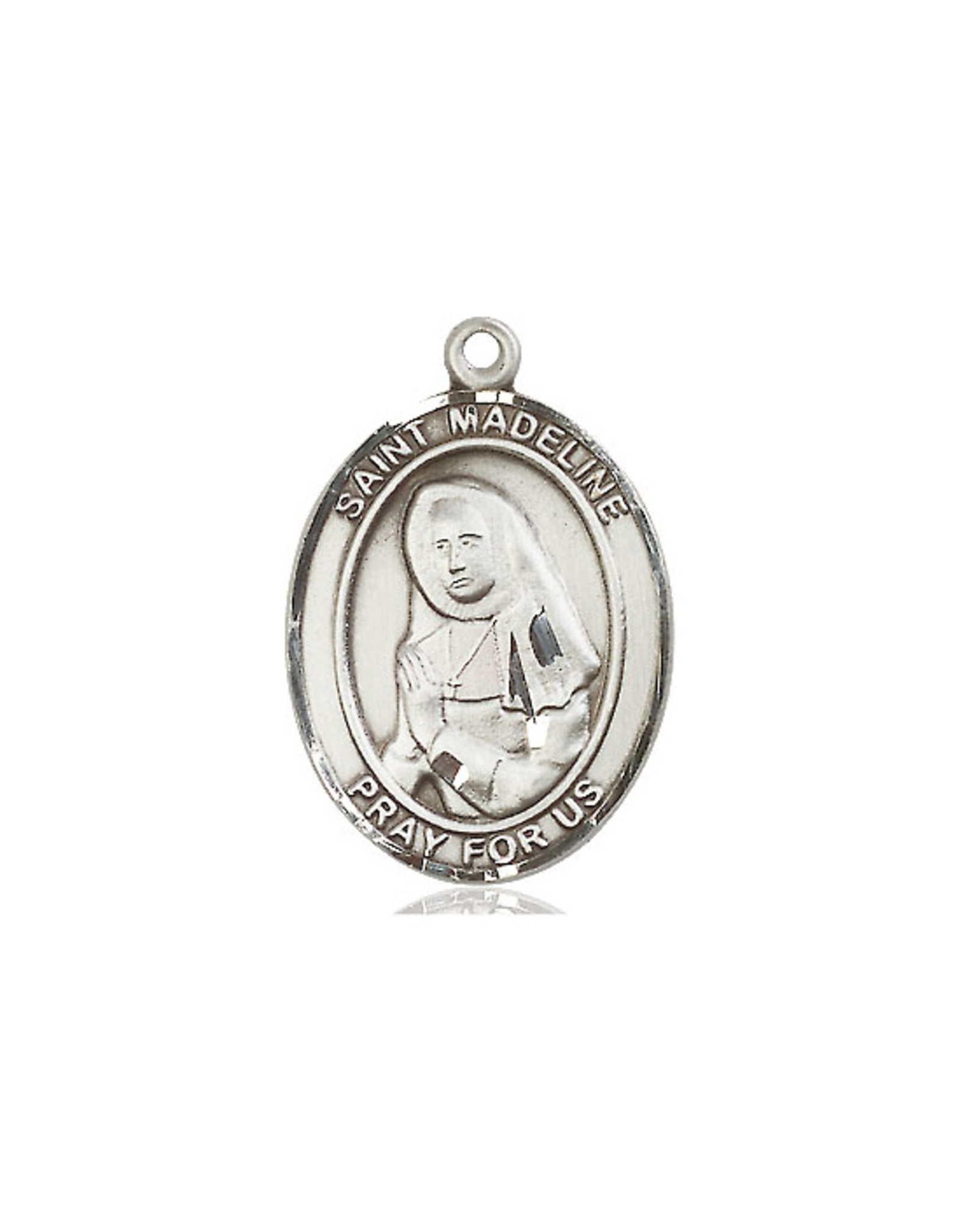 Bliss St. Madeline Medal, Sterling Silver
