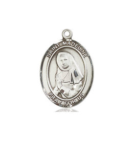Bliss St. Madeline Medal, Sterling Silver