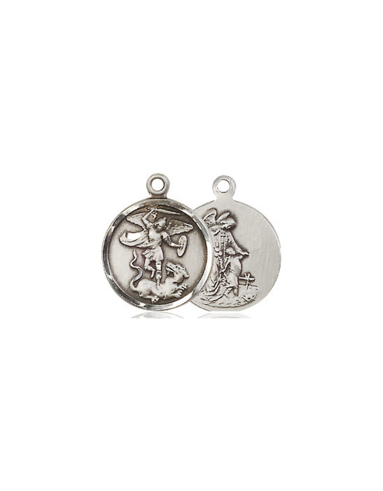 Bliss St. Michael the Archangel Medal - Round, Sterling Silver (Small)