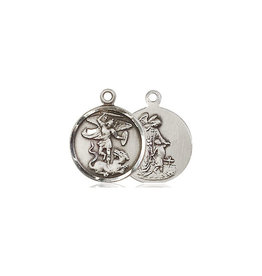 Bliss St. Michael the Archangel Medal - Round, Sterling Silver (Small)