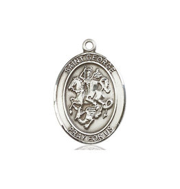 Bliss St. George Medal, Sterling Silver