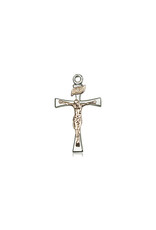 Bliss Crucifix Medal, 14kt Gold Filled/Sterling Silver