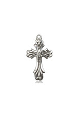 Bliss Cross Medal - Fancy, Sterling Silver