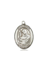 Bliss St. Clare of Assisi Medal, Sterling Silver 8028SS