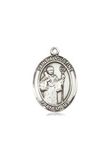 Bliss St. Augustine Medal, Sterling Silver
