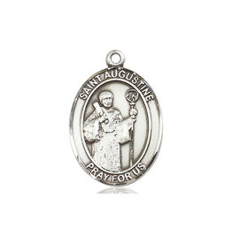 Bliss St. Augustine Medal, Sterling Silver