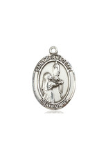 Bliss St. Bernadette Medal Sterling Silver