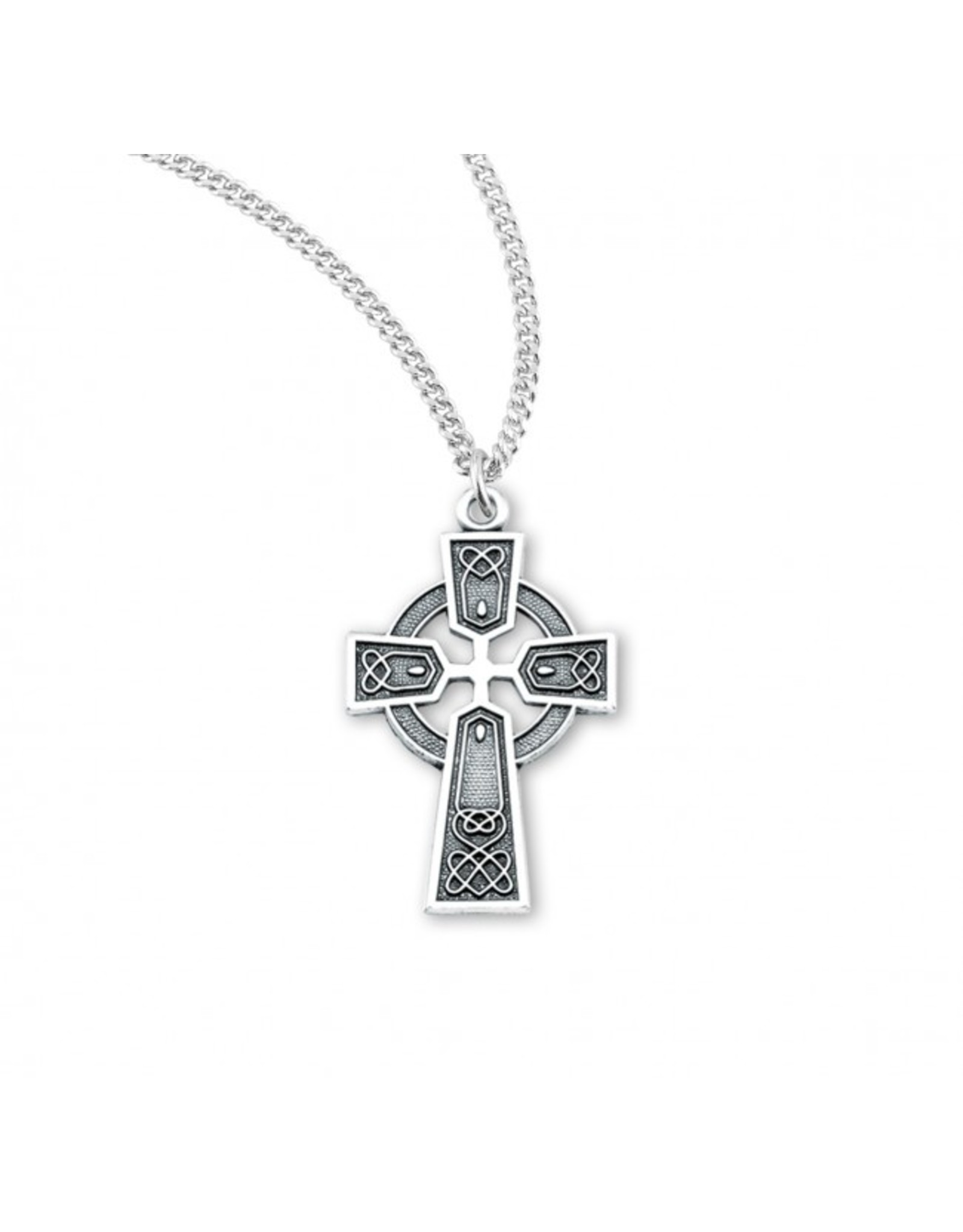 HMH Celtic Cross Medal - Sterling Silver on 18" Chain