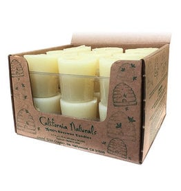 California Naturals 100% Beeswax Votive Candles (18)