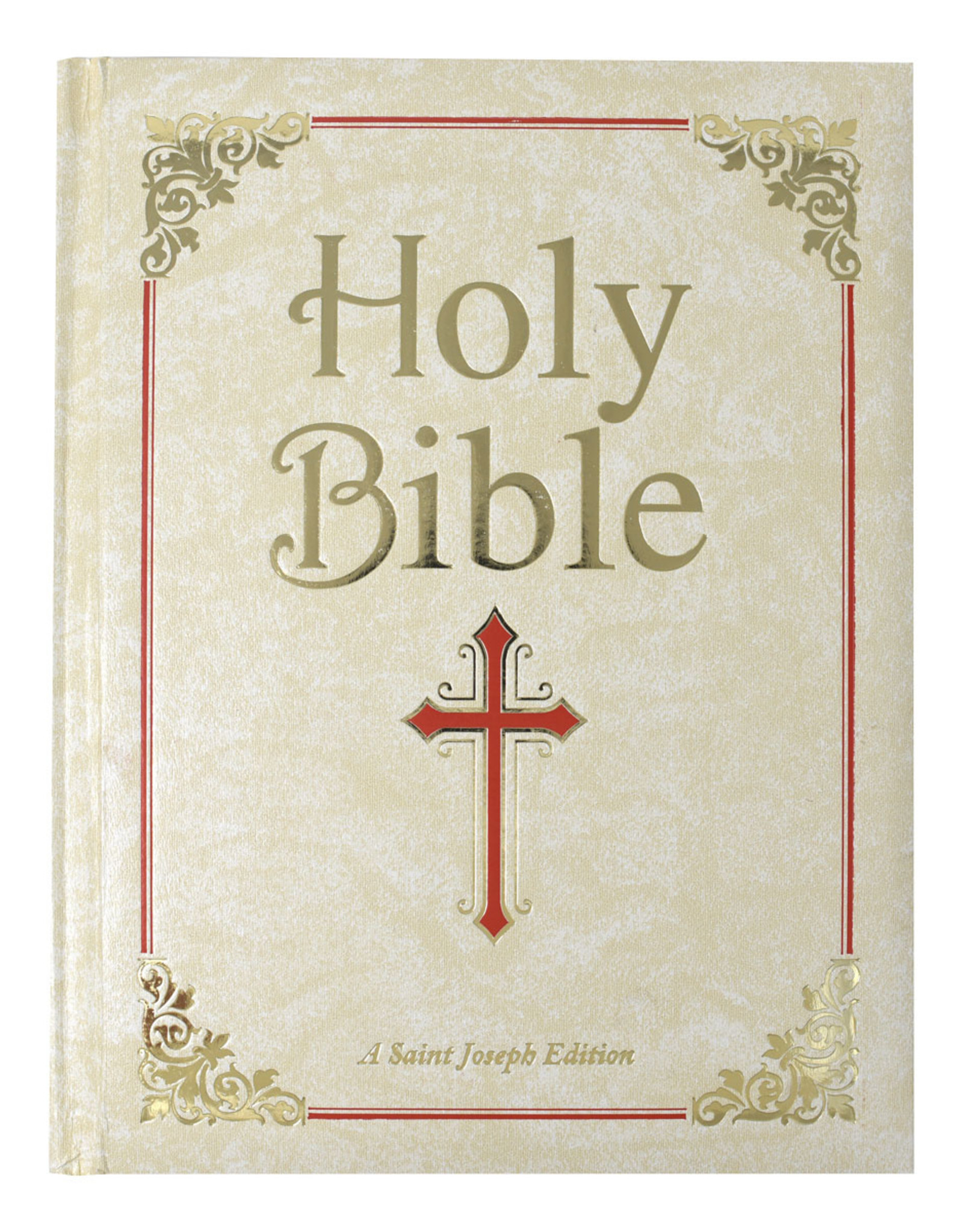 Catholic Book Publishing NCB (New Catholic Bible), Family Edition - White