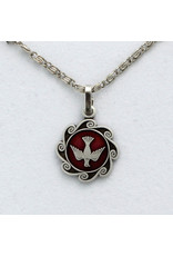 Devon Confirmation Necklace - Holy Spirit with Scroll Chain