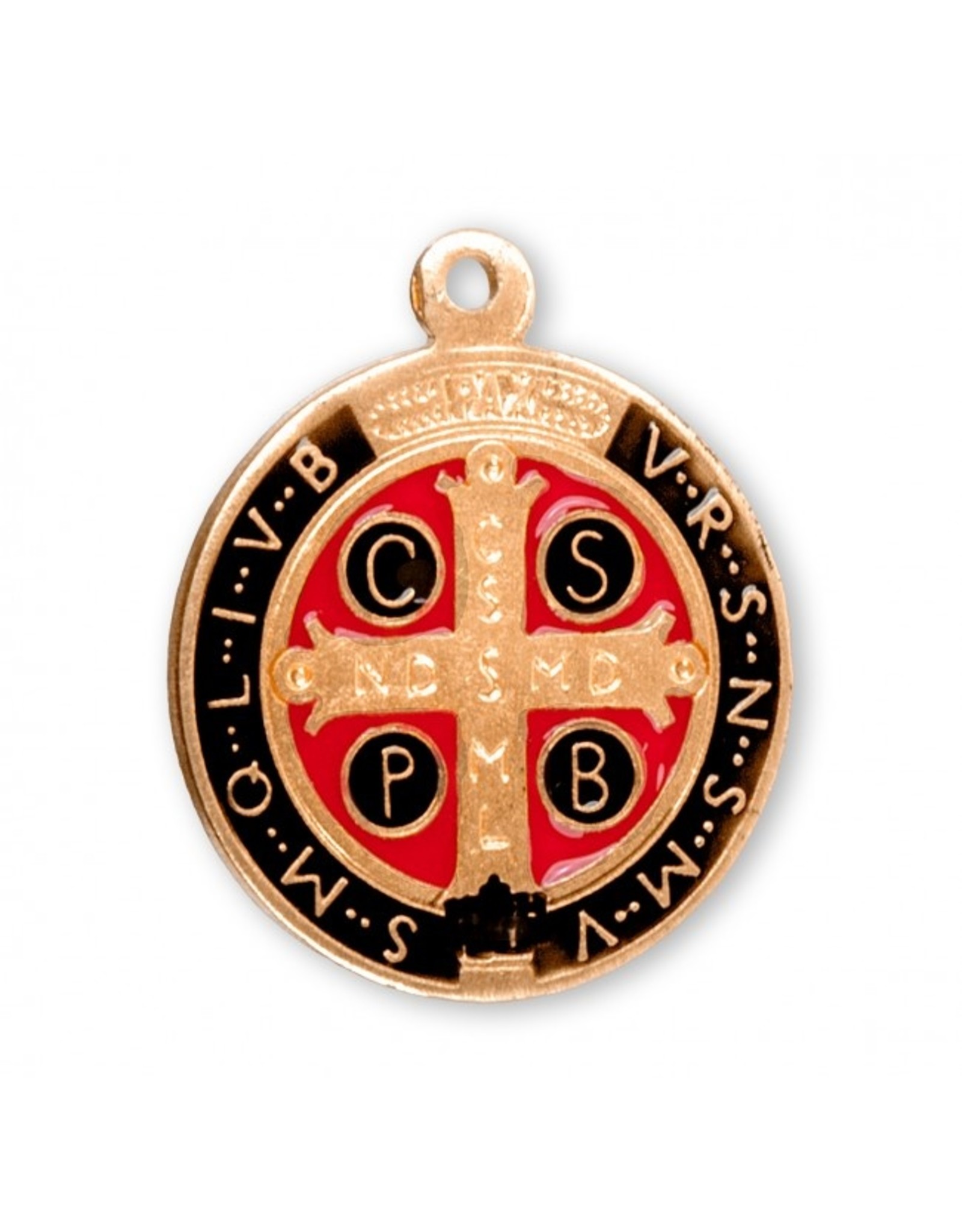 HMH St. Benedict Jubilee Medal, Gold over Sterling Silver, 18" Chain