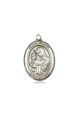 Bliss St. Clare of Assisi Medal, Sterling Silver