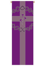 Slabbinck Crown/Nails/Cross Purple Banner