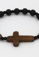 Football Bracelet with Cross