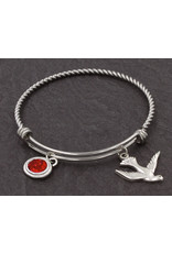 Devon Bracelet - Holy Spirit Dove Charm Stainless Steel