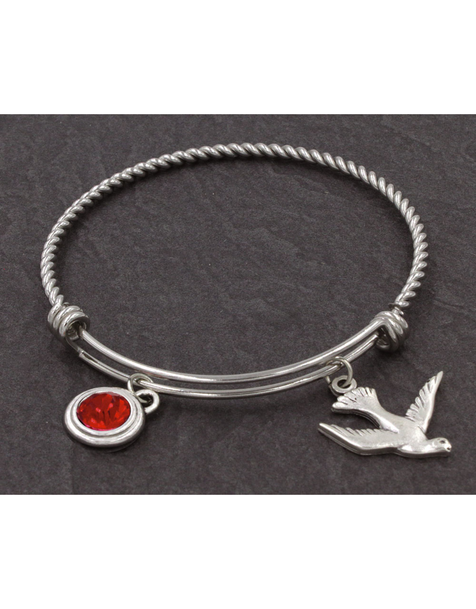 Bracelet - Holy Spirit Dove Charm Stainless Steel