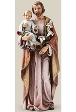 Roman St. Joseph & Baby Statue (6.25")