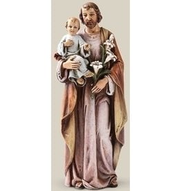 Roman St. Joseph & Baby Statue (6.25")