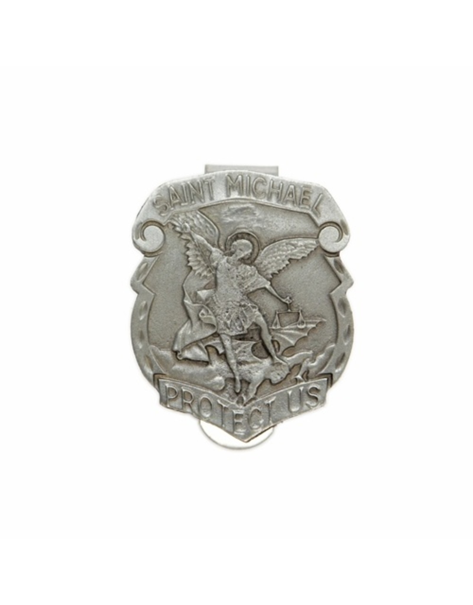 Singer Visor Clip - Shield St. Michael, Patron Saint of Police
