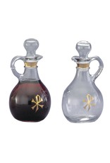 Alviti Creations Cruets 6-3/4" Height, 11 oz (Pair)