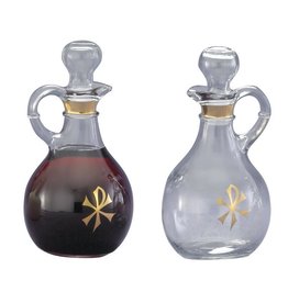 Alviti Creations Cruets 6-3/4" Height, 11 oz (Pair)