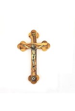 Shomali Crucifix 5.5" w/Relic from Holy Land