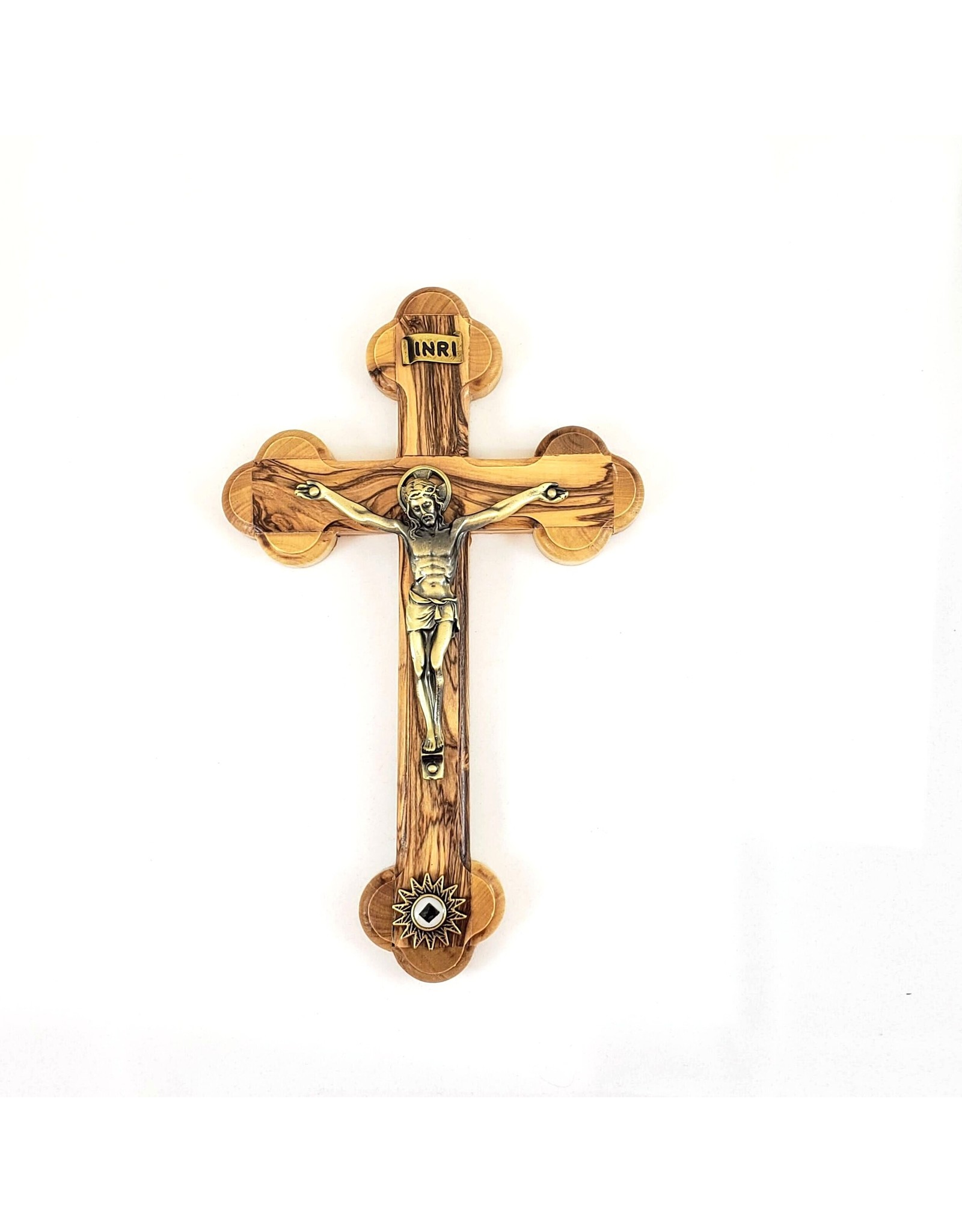 Shomali Crucifix 5.5" w/Relic from Holy Land